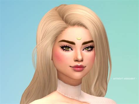 Spring Blossom Highlight By Ladysimmer94 Sims 4 Facepaint