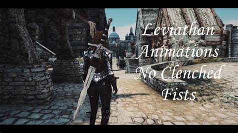 [skyrim Se Le] Leviathan Animations Female Idle Walk And Run 1 2 No Clenched Fists Version