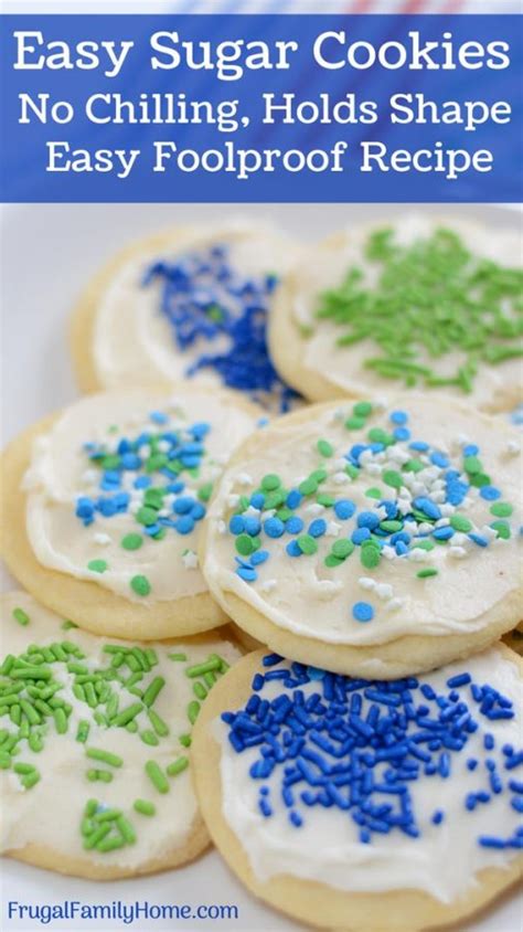 How To Make No Chill Sugar Cookies Recipe Without Butter