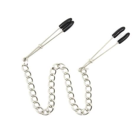 Nipple Clamps With Metal Chain Clips Stainless Steel Nipples Labia Clips Clit Clamp Fetish Sex