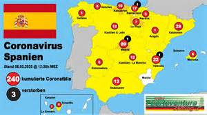In spanien waren die infektionszahlen in den letzten wochen drastisch gestiegen. Nordspanien Karte