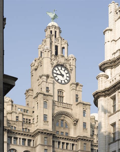 Royal Liver Building Pier Head Liverpool The East Clock Tower Riba Pix