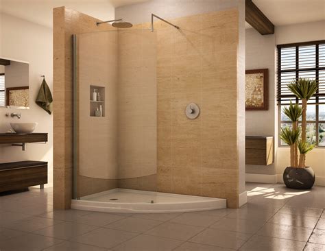 Because everything will be open. Doorless Shower Designs Teach You How To Go With The Flow
