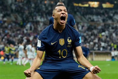 kylian mbappe scores hat trick in world cup finals to show his type however there should be a