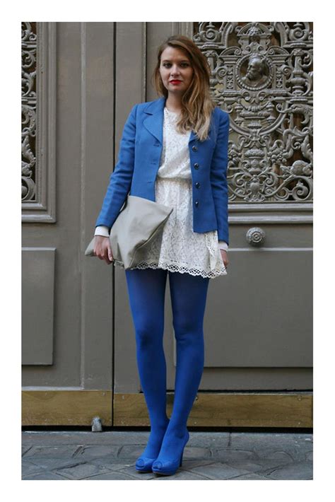 40 Ideas For You How To Outfit Colorful Pantyhose Dorawang Blog