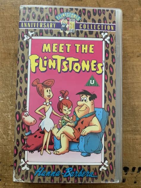 The Flintstones Hooray For Hollyrock Vhs Video Tape Animated Vintage