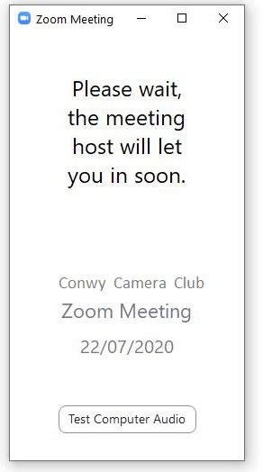 An Introduction To Zoom Video Conferencingmeetings Etc Conwy Camera Club