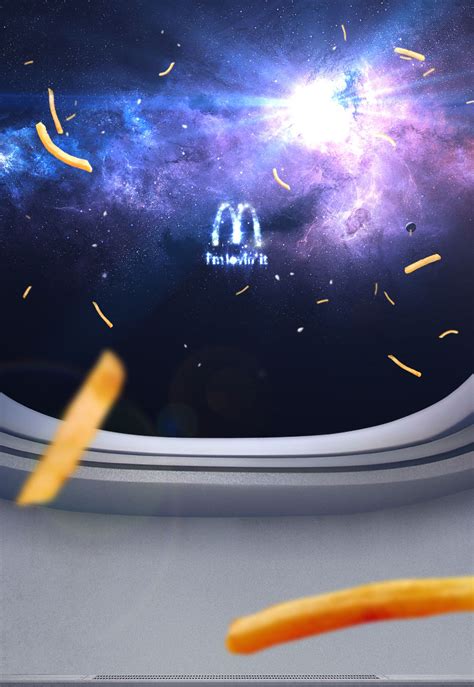 Mcdonalds Key Visual On Behance Visual Graphic Design Poster