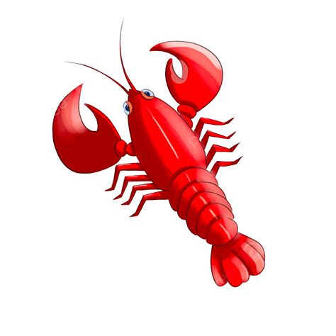 Crayfish Clipart Png Images Gourmet Red Cartoon Crayfish Seafood