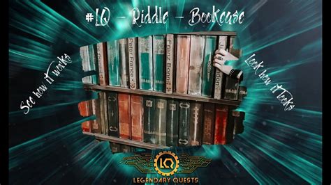 Lq Riddle Bookcase For Escape Room See How It Works Hotel Theme
