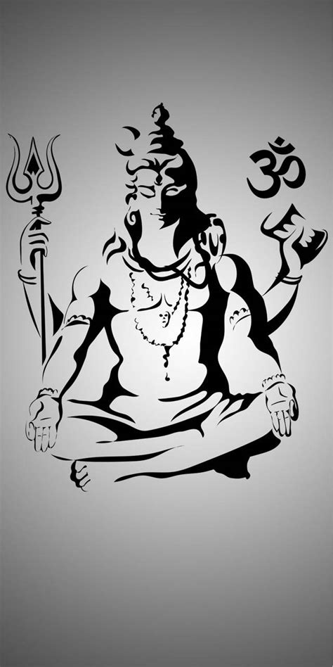 Lord Shiva Black And White Wallpapers Wallpaper Cave