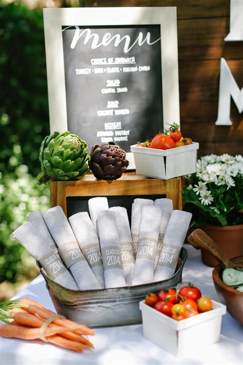 Backyard bbq party menu ideas … halloween foods anna and blue paperie: "The World is Your Market" Graduation Party