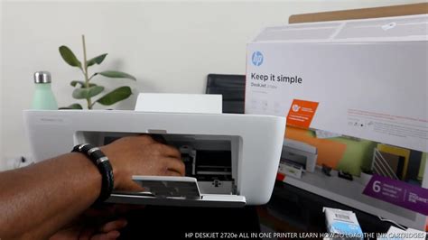 Hp Deskjet 2720e All In One Printer Learn How To Load The Ink
