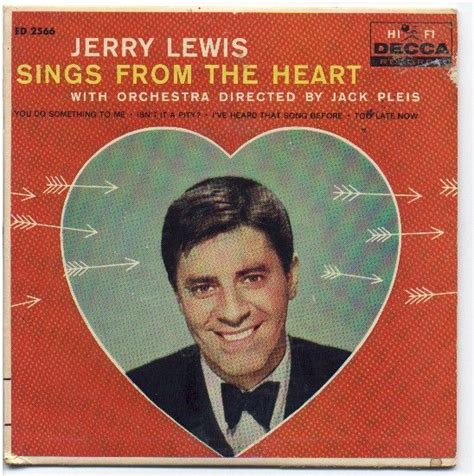 Jerry Lewis EP Decca Used To Have This Album Somehow It Disappeared