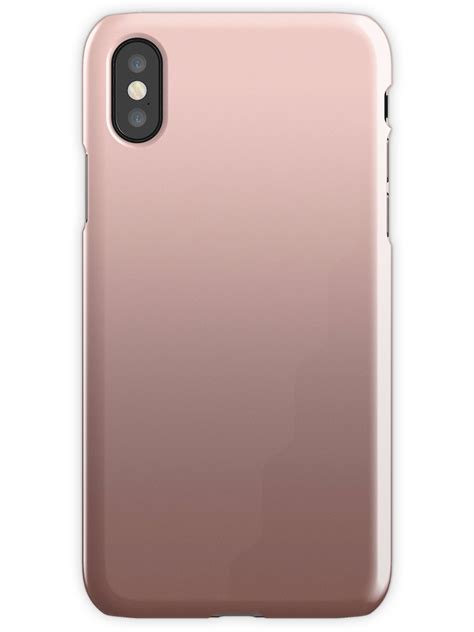 OmbrÃ© Rose Gold Iphone X Snap Case Rose Gold Iphone Rose Gold
