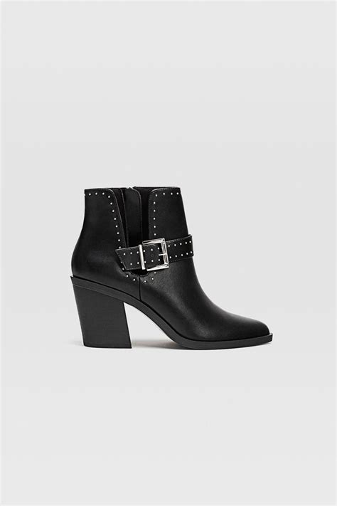 Todas Las Botas Y Botines De Tacón Sensato De Zara Y Stradivarius Que