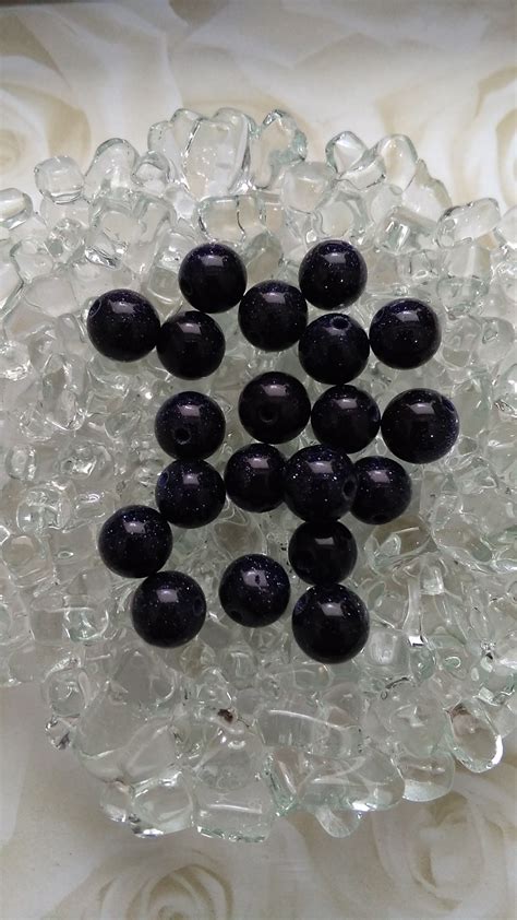 Black Goldstone 8mm Beads Beads Galore