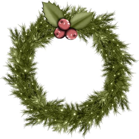 Hanging Christmas Wreath Png Here You Can Explore Hq Wreath
