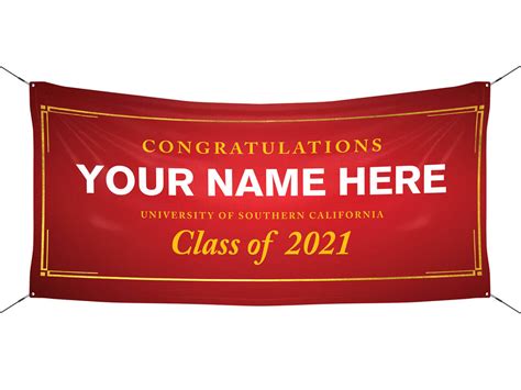 Custom Formal Banner Usc Signs And Banners