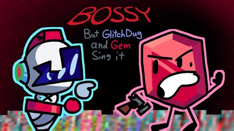 Fnf Bossy But Glitched Dig Dug And Gem Sing It Fnf Cover Youtube