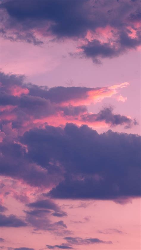 Download Wallpaper 2160x3840 Clouds Porous Sky Sunset Samsung Galaxy