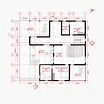 Modern House Office Architecture Plan With Floor Plan Metric Units ...
