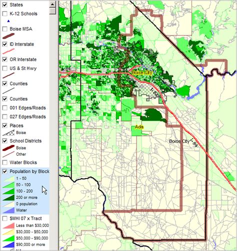 Boise Idcensus 2010 And Demographic Economic Patterns And Trends