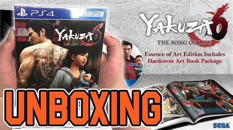 Yakuza 6 The Song Of Life Essence Of Art Edition Ps4 Unboxing Youtube