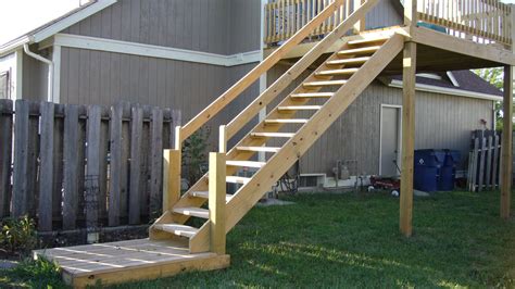 Central Kansas Home And Building Repair Exterior Deck Stair Rails