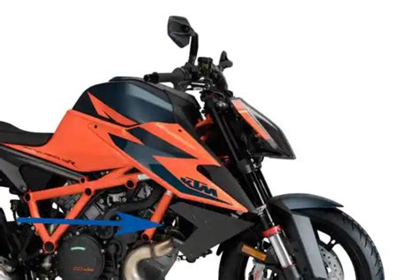 Puig Spoiler Downforce Naked Ktm Superduke R Evo Schwarz Eur