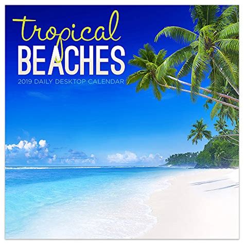 2019 Tropical Beaches Daily Desk Calendar Pricepulse