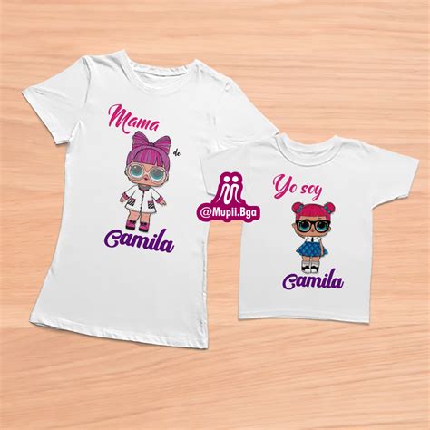 Camisetas Lolo Madre E Hija Personalizadas Madre E Hija Camisetas