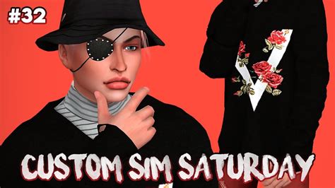 The Sims 4 Custom Sim Saturday 32 Sim Download Youtube