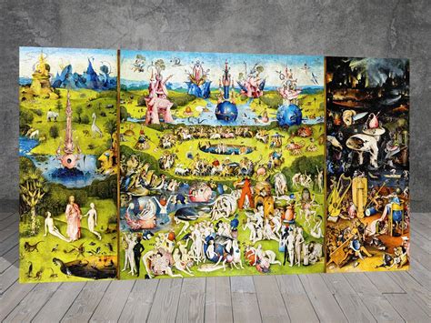 Hieronymus Bosch The Garden Of Earthly Delights Canvas Painting Art