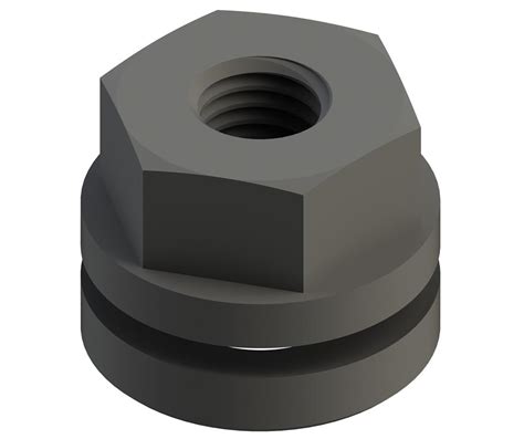 Hex Nuts Spherical Flange Assembly Steel Inch F121