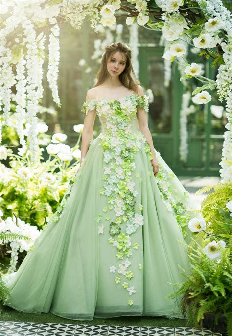 Check out our spring green wedding selection for the very best in unique or custom, handmade pieces from our shops. Catch The Spring Breeze! 20 Colored Wedding Dress For ...