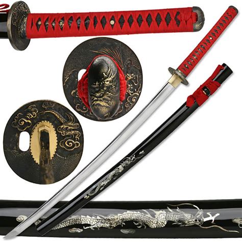 Bushido Blood Dragon Katana Japanese Samurai Sword