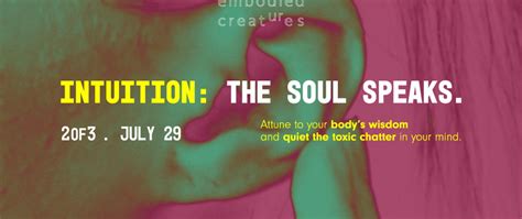 In Person Intuition The Soul Speaks Conscious City Guide