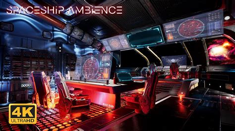 Spaceship Flight Ambience Sci Fi Ambiance For Sleep Study Relaxation