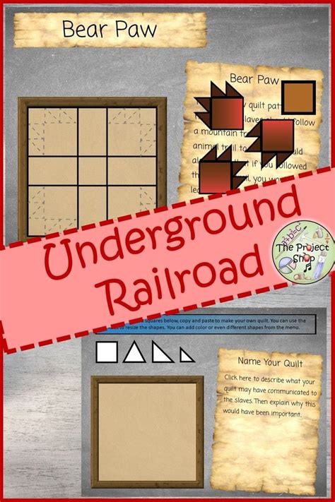 Underground Railroad Quilt Code Puzzles Digital Interactive Activities