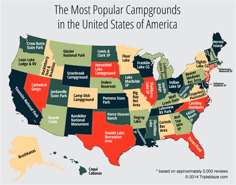 This site lists the 50 states in the us and facts about each state. Best Campgrounds in the USA | Find the Most Popular Places ...
