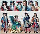 Fashion at the Court of Versailles. Louis XIV, King of France ...