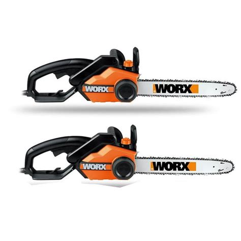 Worx 16 Inch Bar Powerful 145 Amp Lightweight Corded Electric Chainsaw