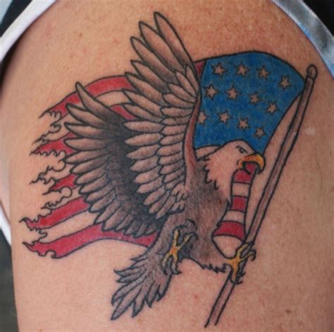 The bird bald eagle is very important in the us as it is the national bird of america and symbol of freedom. American Eagle Tattoos Designs, Ideas and Meaning ...
