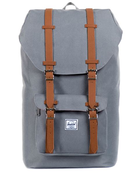 Herschel Supply Co Grey Little America Backpack 25 L In Gray For Men