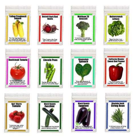 We also have fun collecting wild seed when we come across it. Heirloom Garden Vegetable Seeds NON GMO Easy Growers - Buy ...