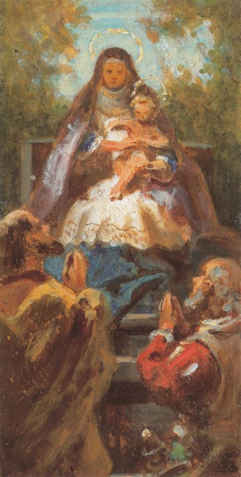 Maria mit dem Kind auf dem Schoss Bilder Gemälde und Ölgemälde Replikation