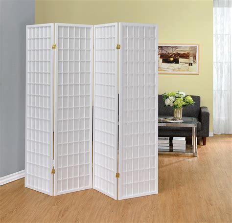 Enjoy free shipping & browse our great selection of this wooden screen can perfectly solve the above problems! 4 Panel white Finish Wood Room Divider -UMF902626