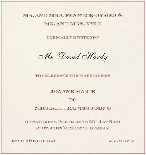 Noble Grenoble Classic Invitation Cards