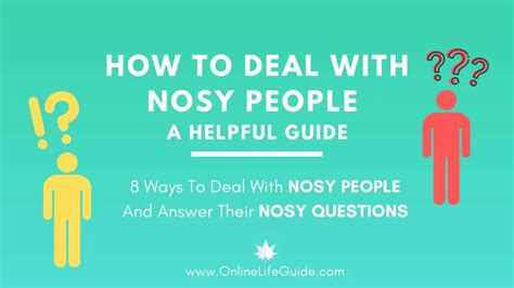 8 Ways To Deal With Nosy People A Helpful Guide Online Life Guide